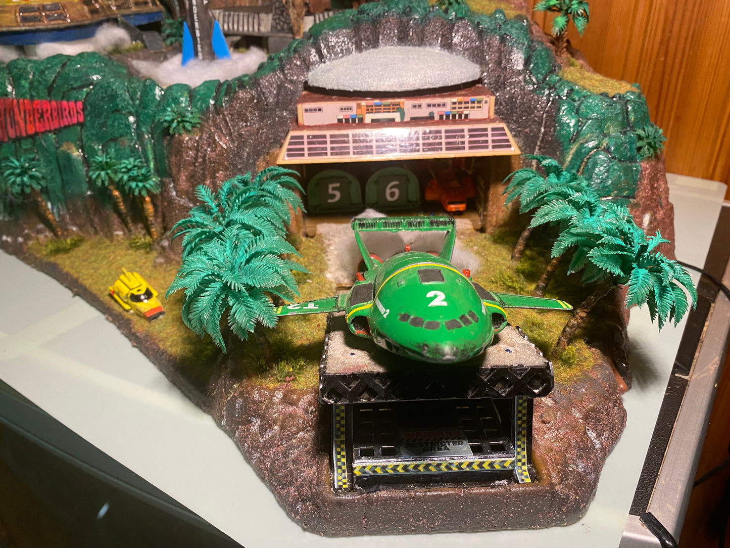 Thunderbirds Island - Miniature Landscape with Lights