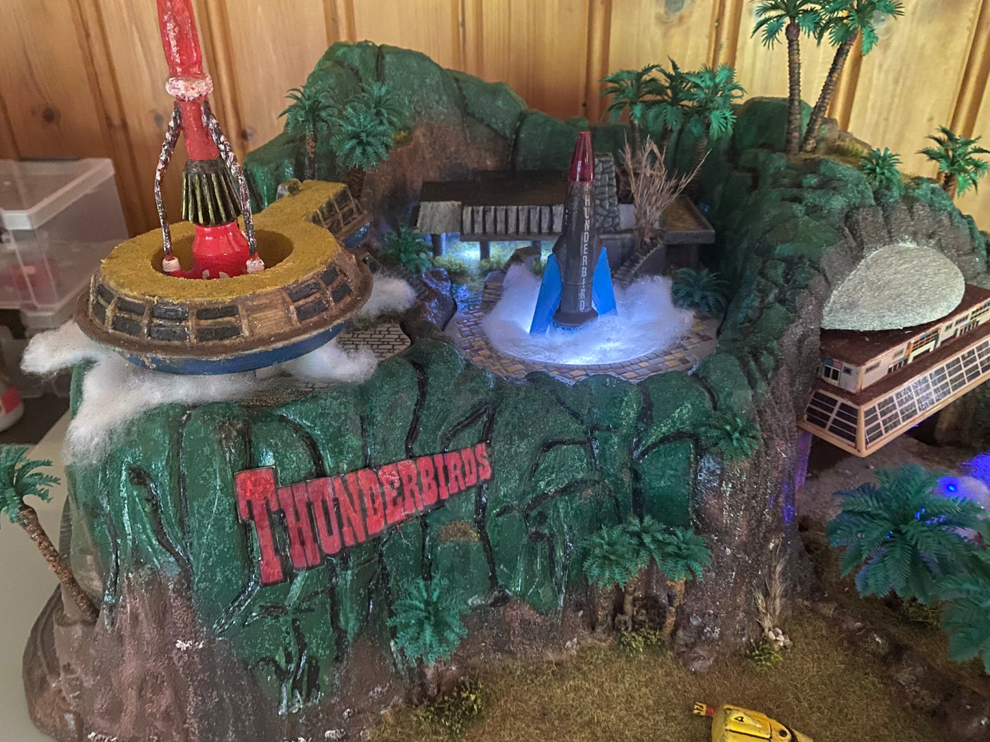 Thunderbirds Island - Miniature Landscape with Lights